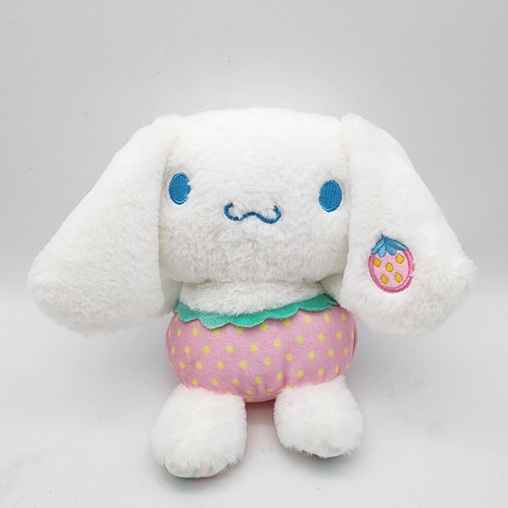 Cinnamoroll Strawberry Plush Doll Stuffed Animal Toy 8" Sanrio Japan Kawaii